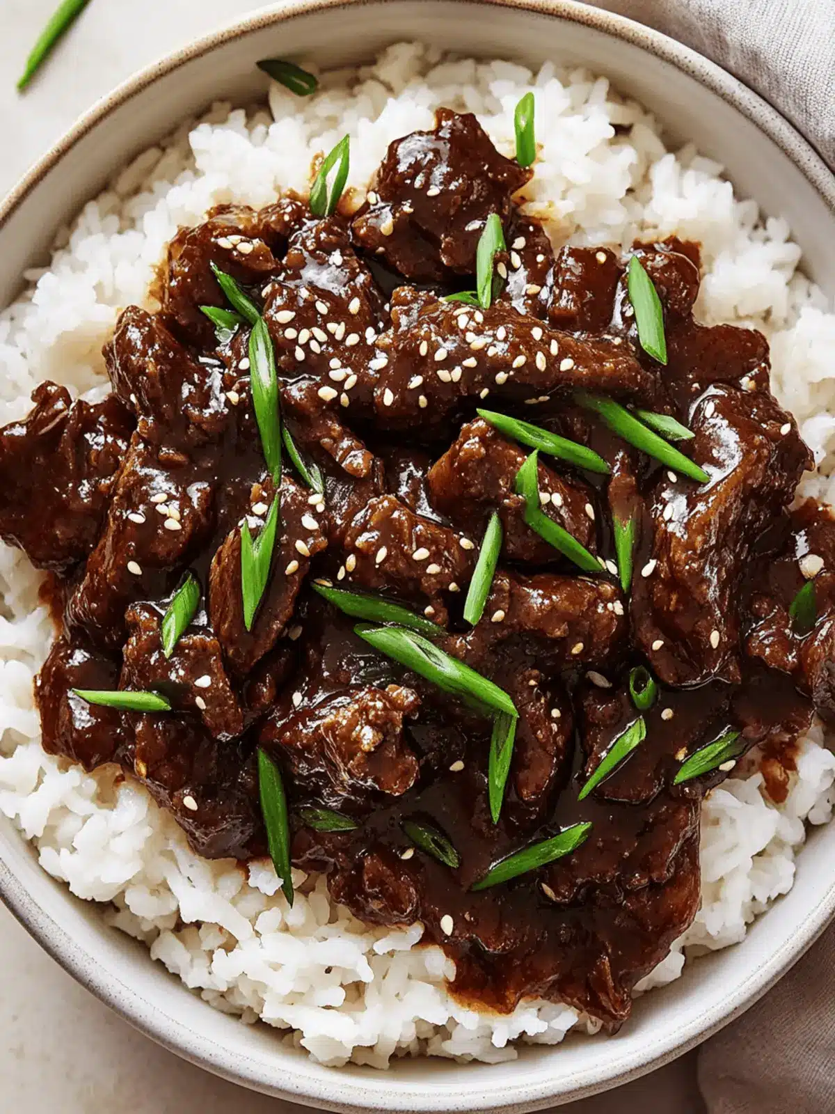 Dump & Go Crockpot Mongolian Beef