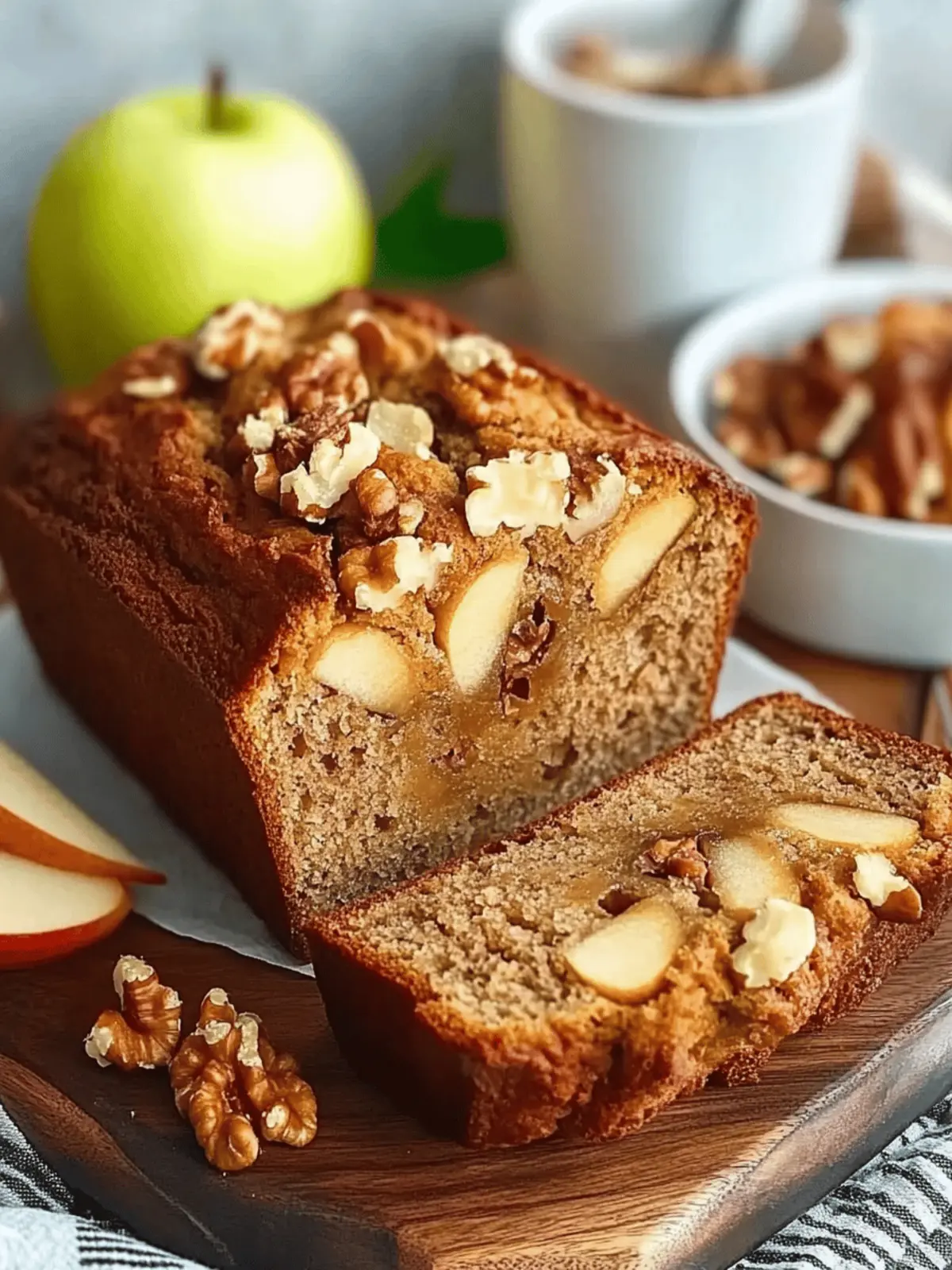 Irresistible Double-Apple Walnut Bread Recipe for Baking Lovers