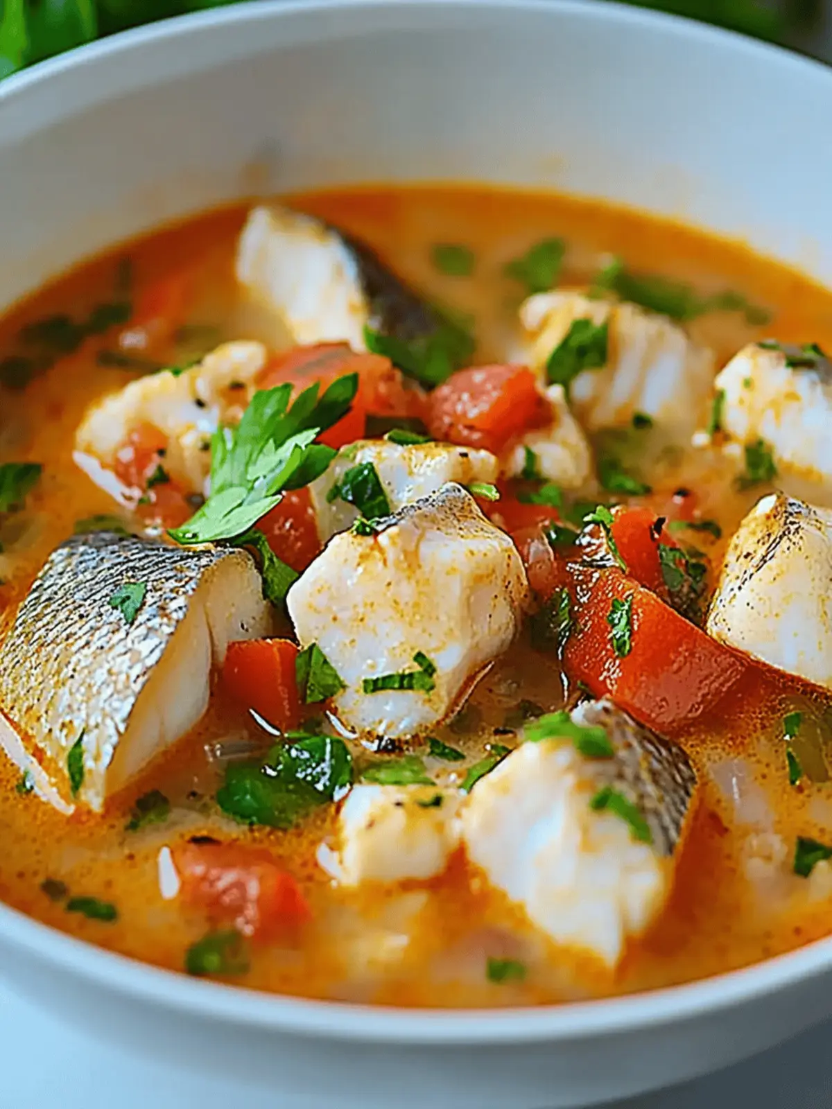Zesty Cajun Fish Soup