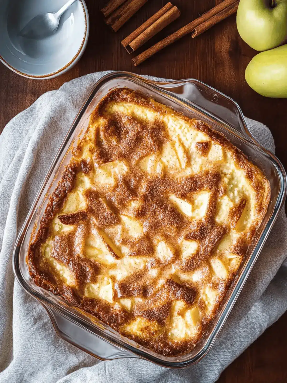 Apple Cinnamon Cottage Cheese Bake