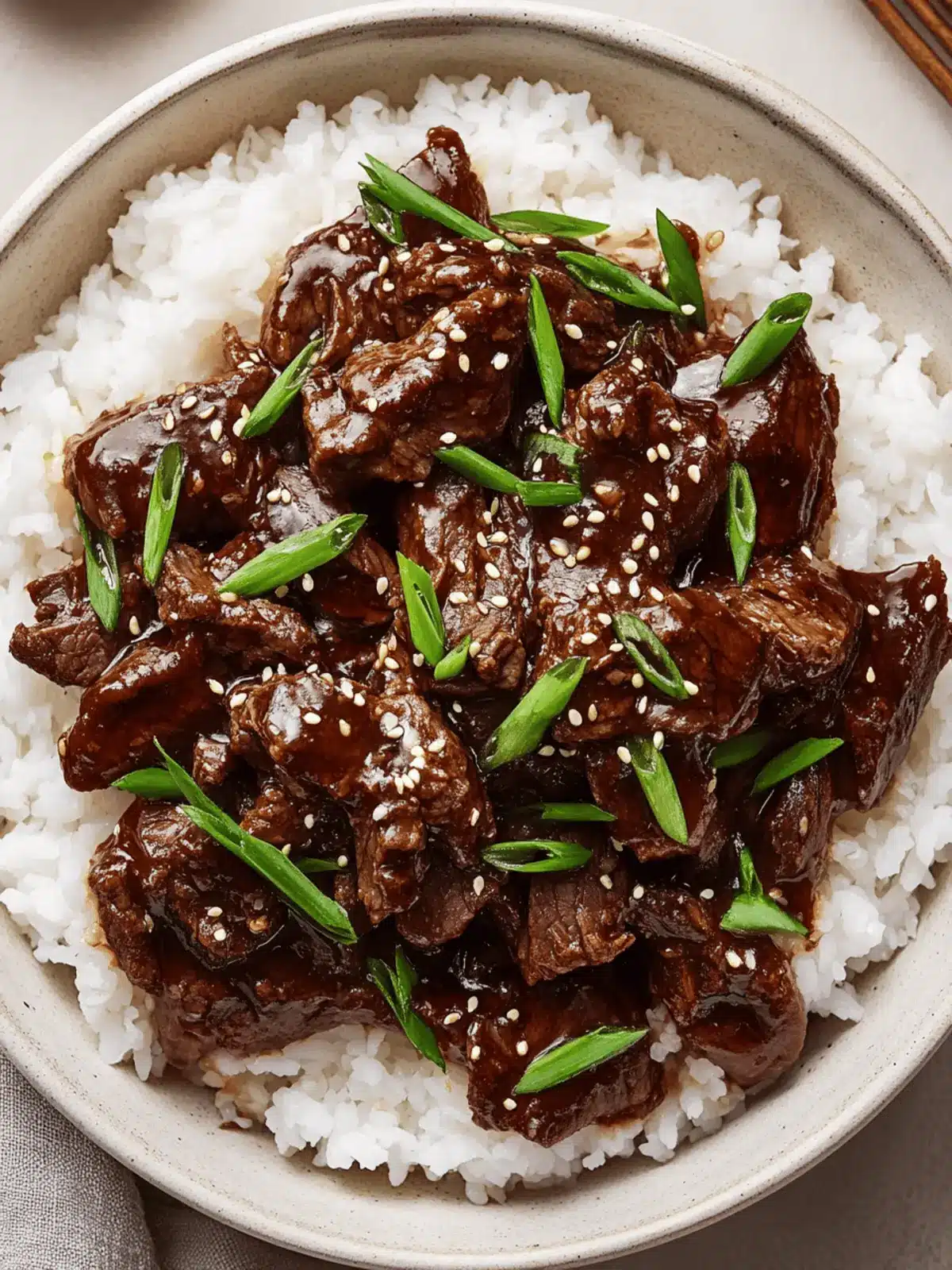 Dump & Go Crockpot Mongolian Beef