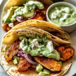 Baja Fish Tacos with Avocado Crema