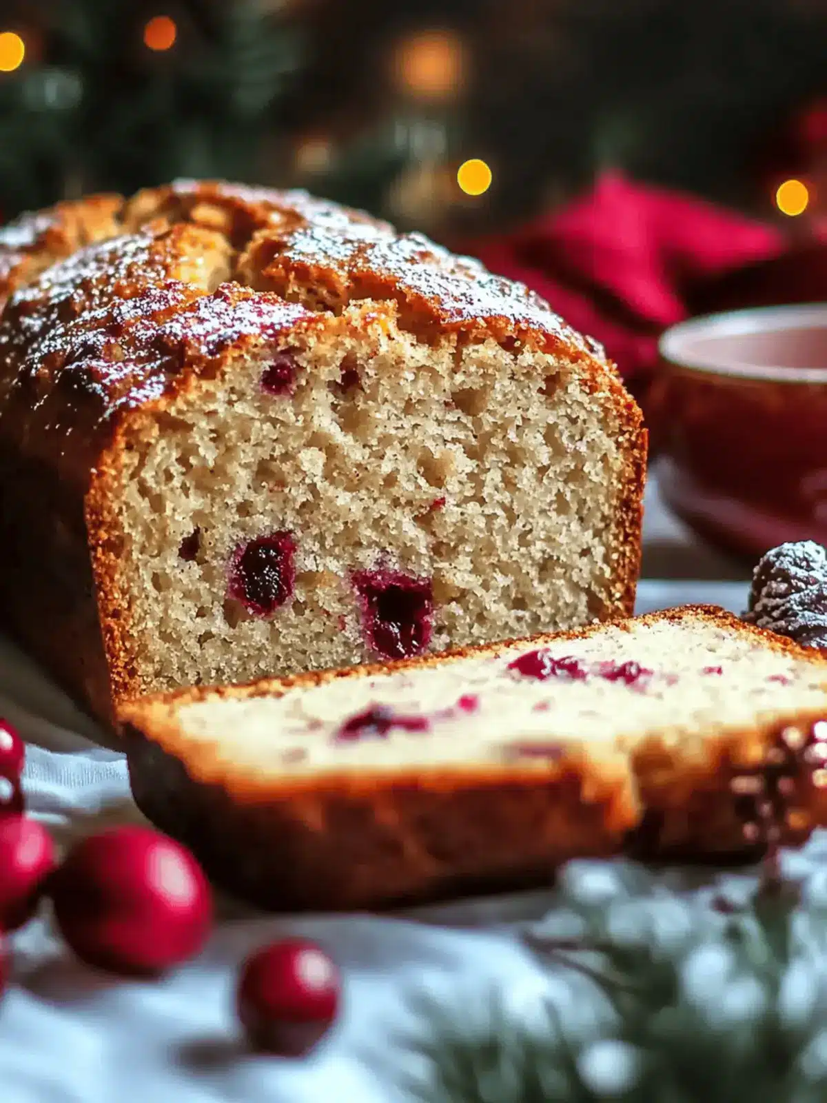 Easy Cranberry Orange Bread