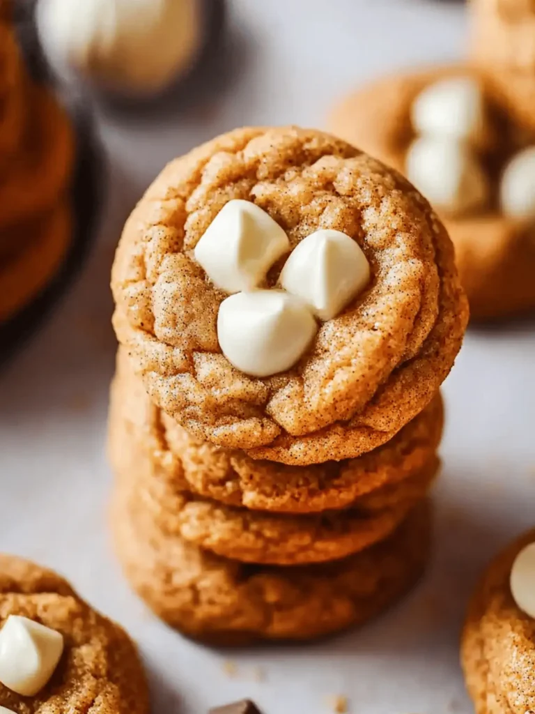 White Chocolate Pumpkin Snickerdoodles