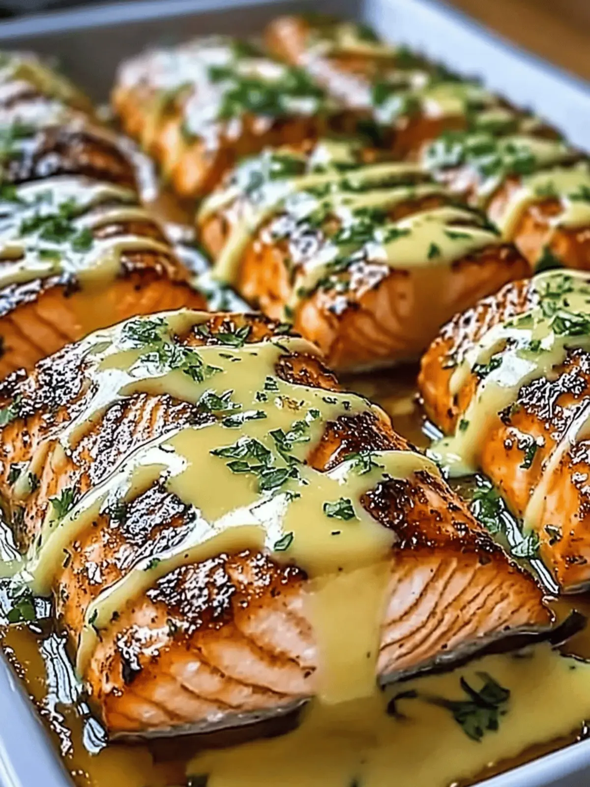 Honey-Lime Garlic Butter Baked Salmon