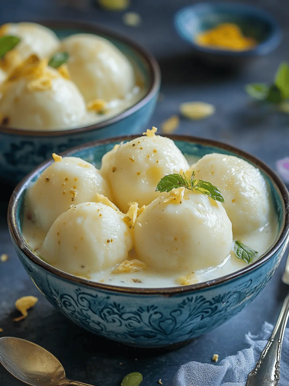 Custard Rasgulla Bliss