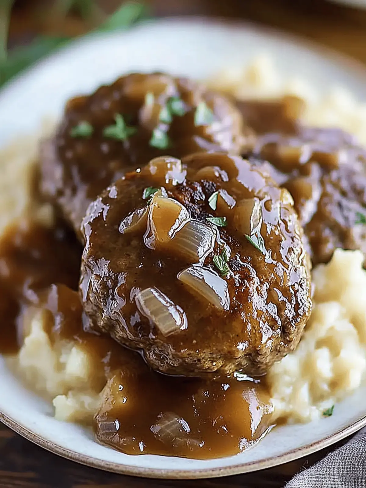 Slow Cooker Salisbury Steaks