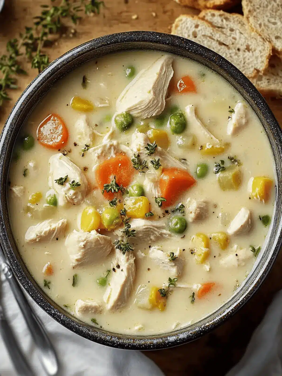 Creamy Chicken Maryland Soup