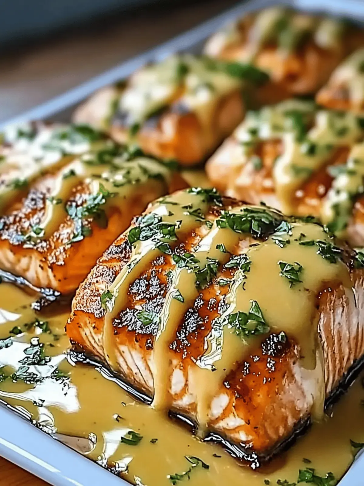 Honey-Lime Garlic Butter Baked Salmon