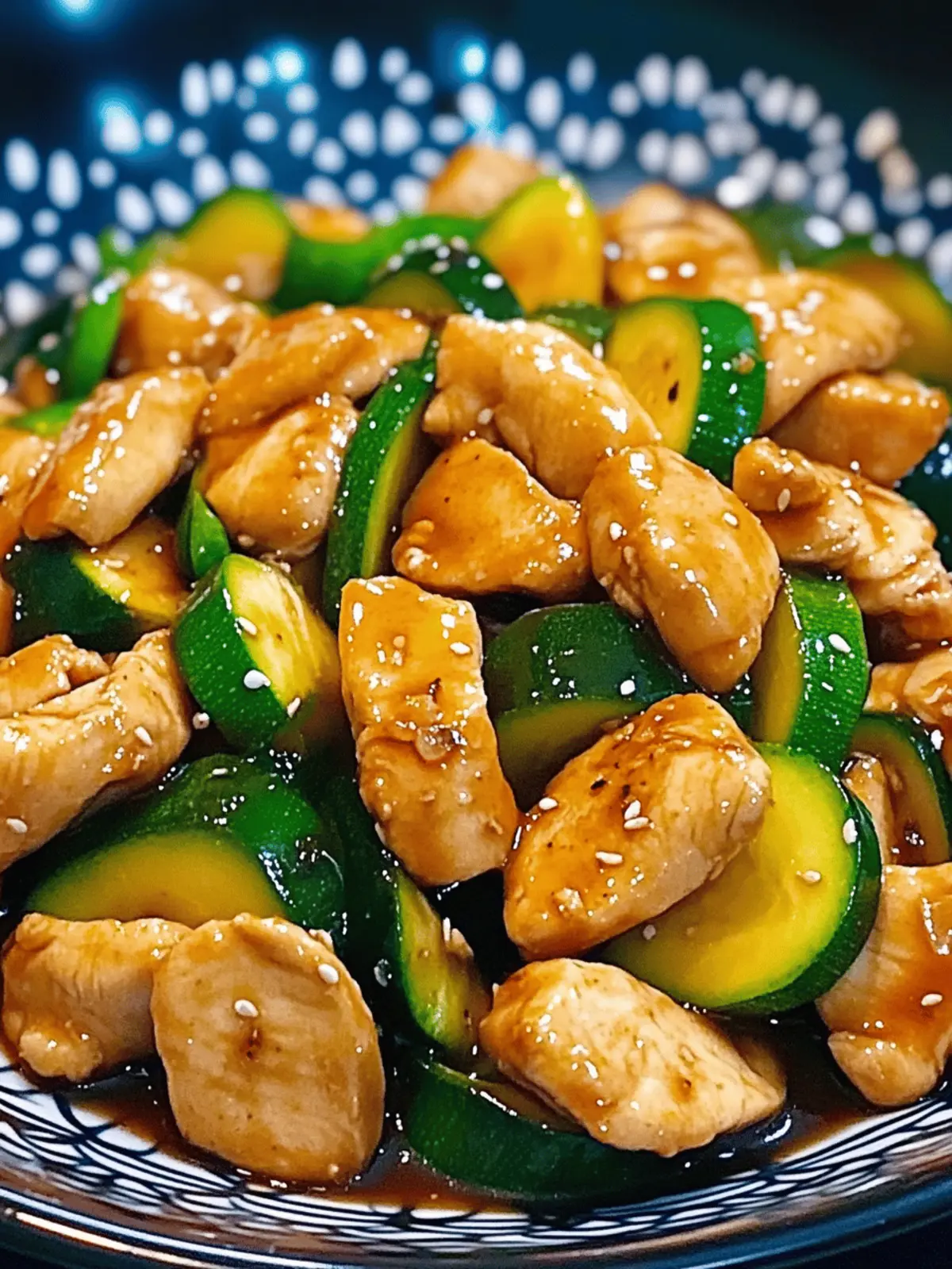Chicken Zucchini Stir Fry