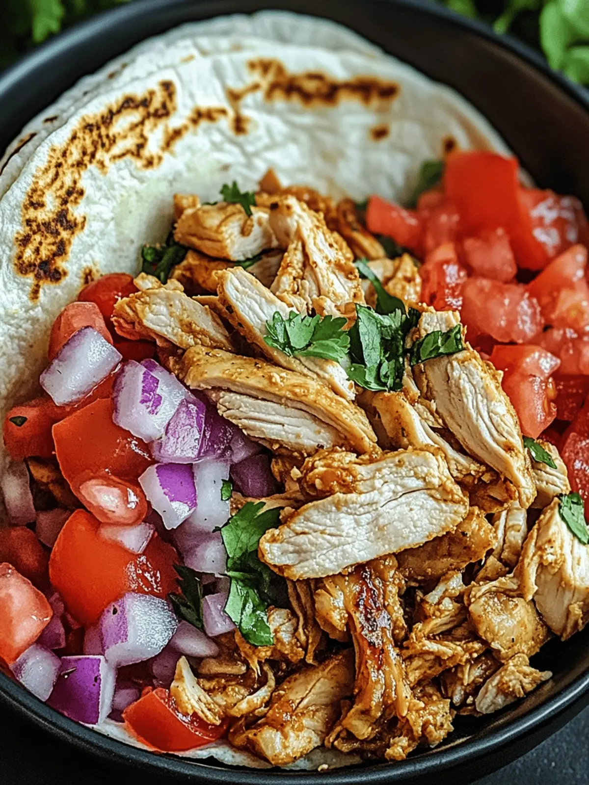 Slow Cooker Chicken Shawarma