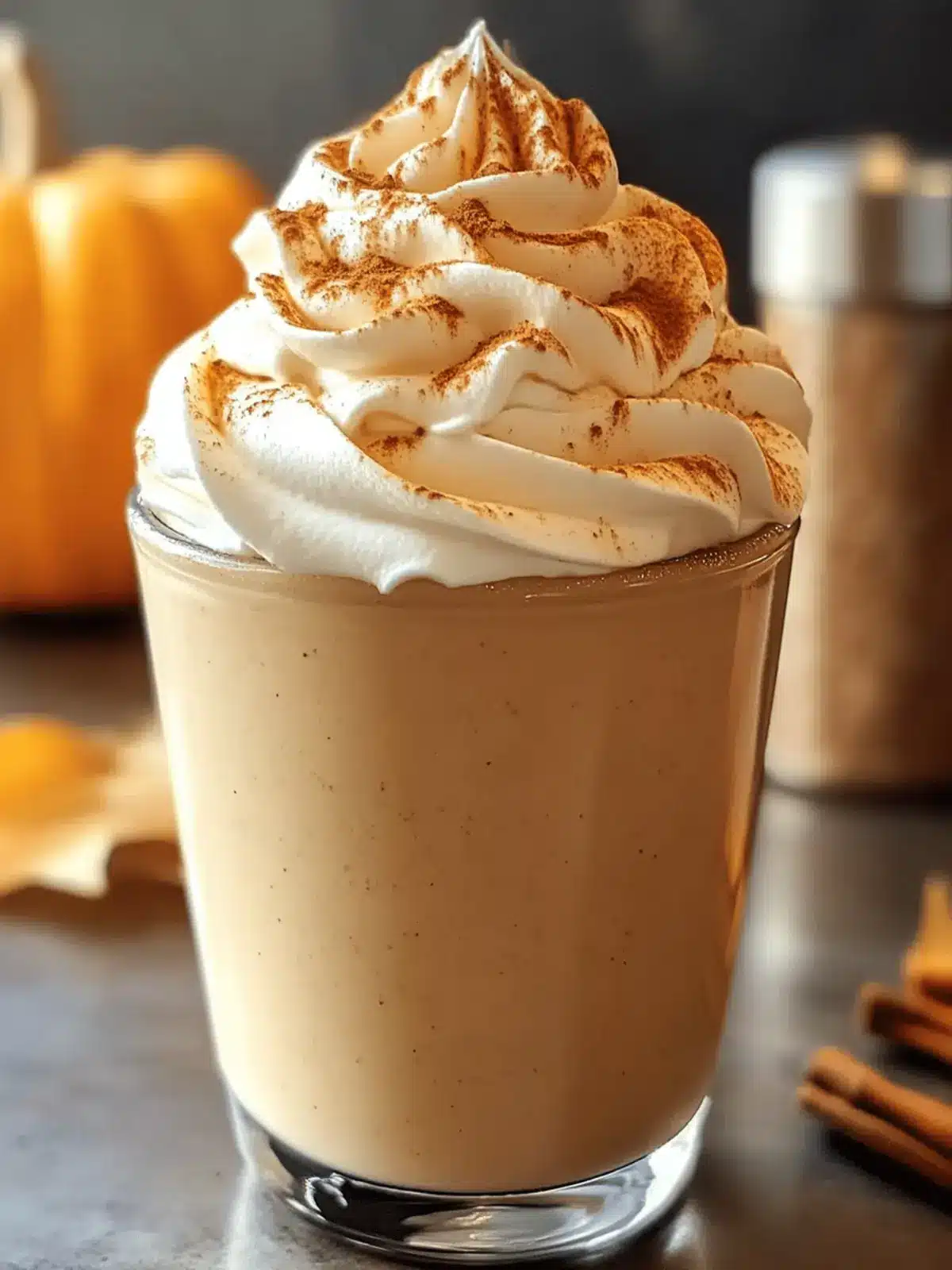 Starbucks Pumpkin Spice Whipped Cream