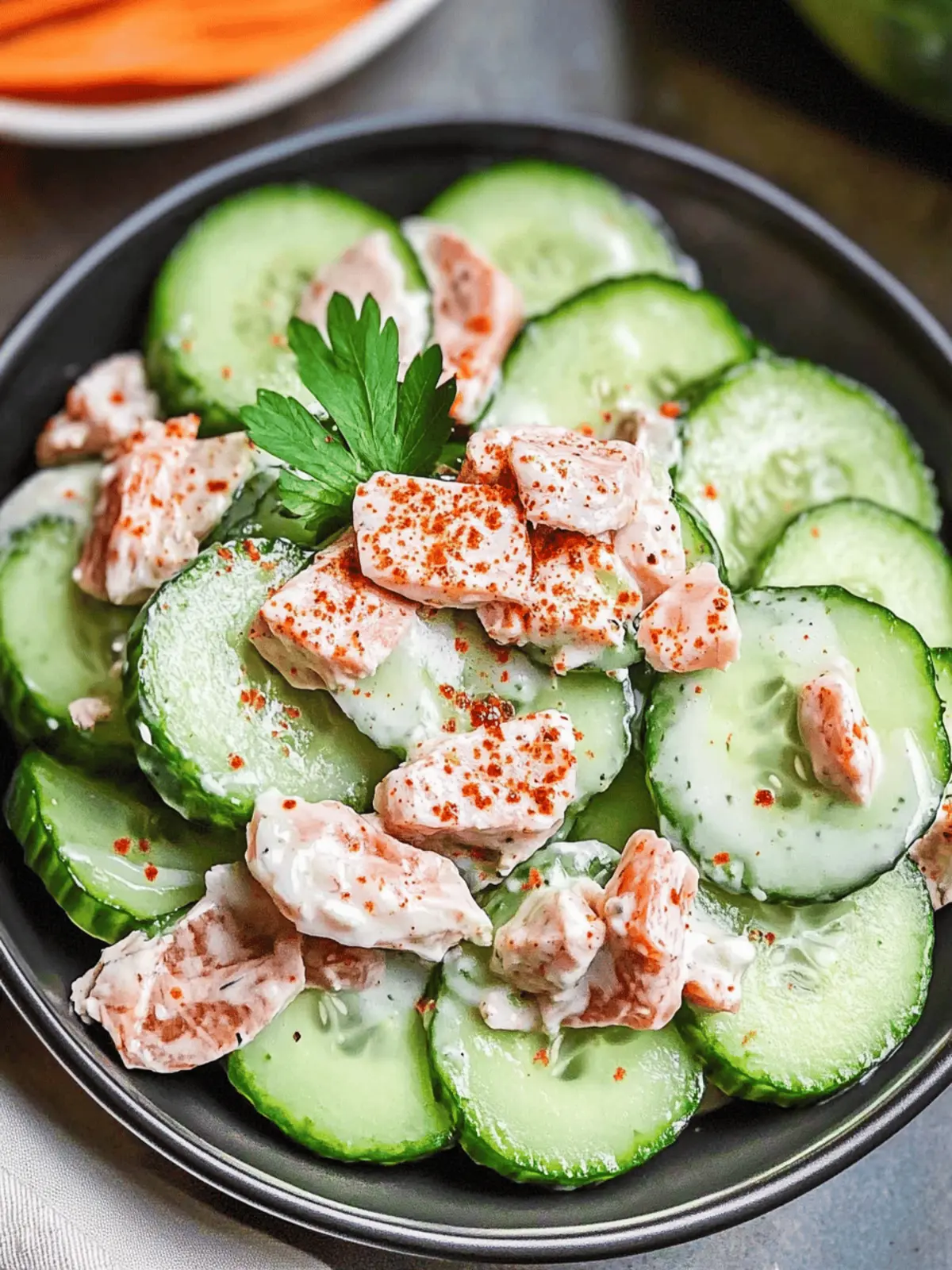 Philly Roll Cucumber Salad