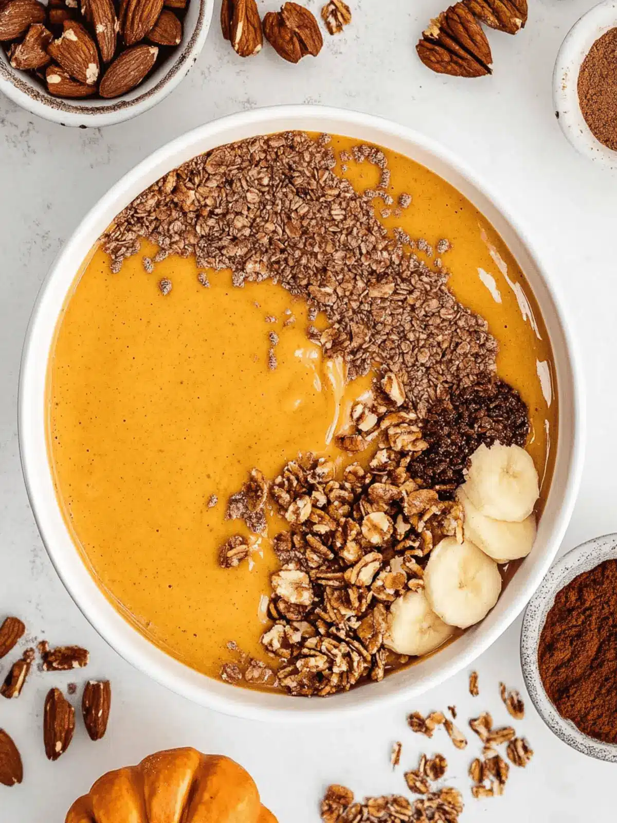 Pumpkin Pie Smoothie Bowl