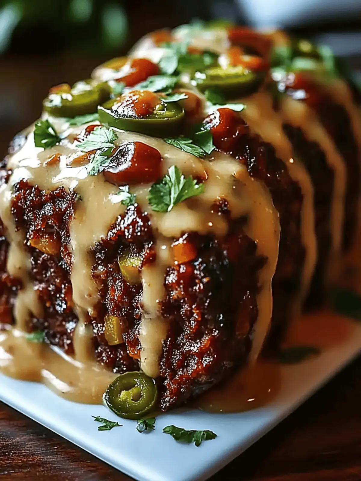 Smoky Jalapeño Popper Meatloaf