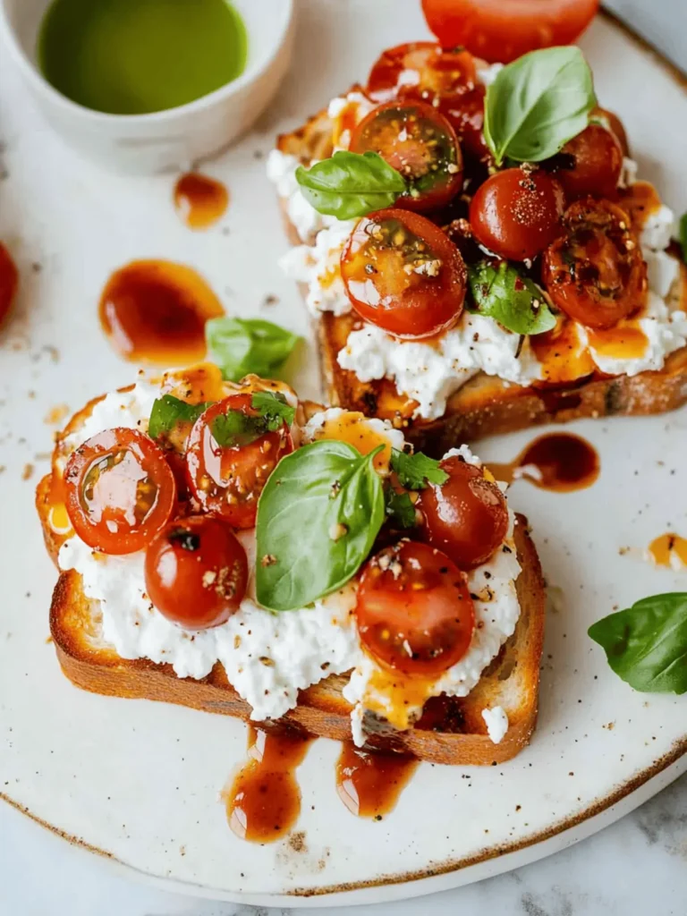 Quick Cottage Cheese Toast (Sweet & Savory Options)