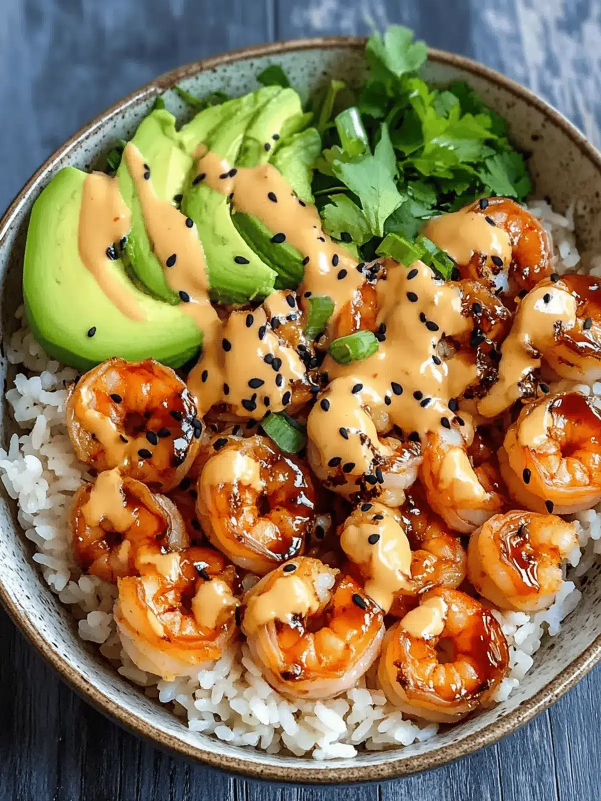 Teriyaki Shrimp Rice Bowls