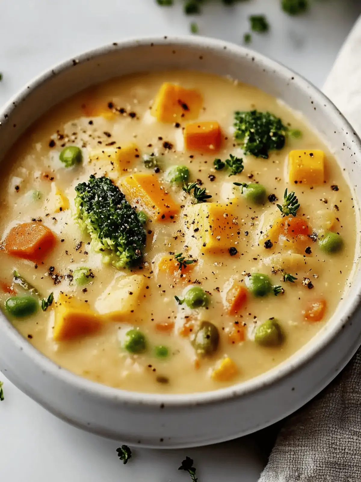 Veggie Pot Pie Soup