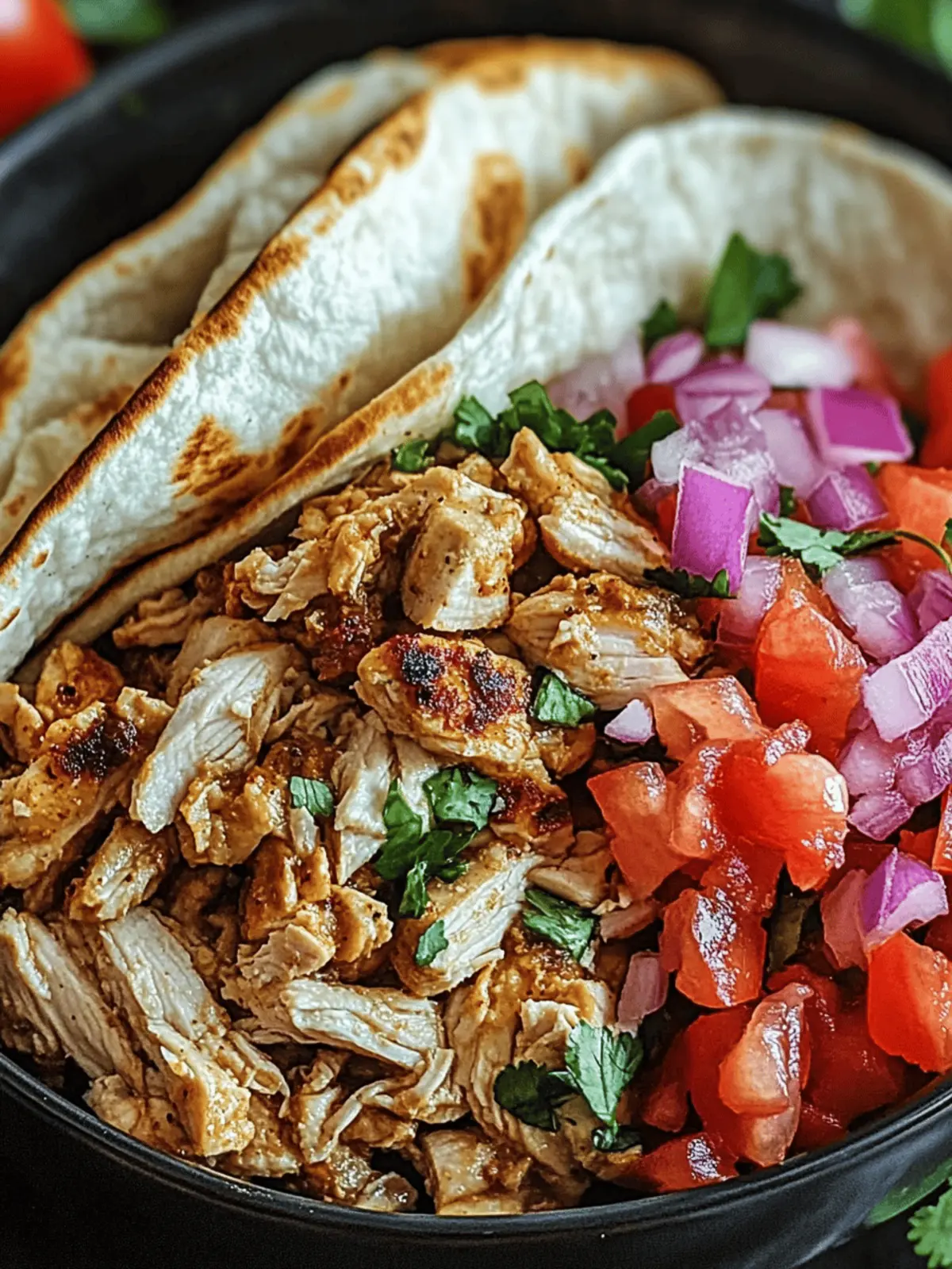 Slow Cooker Chicken Shawarma