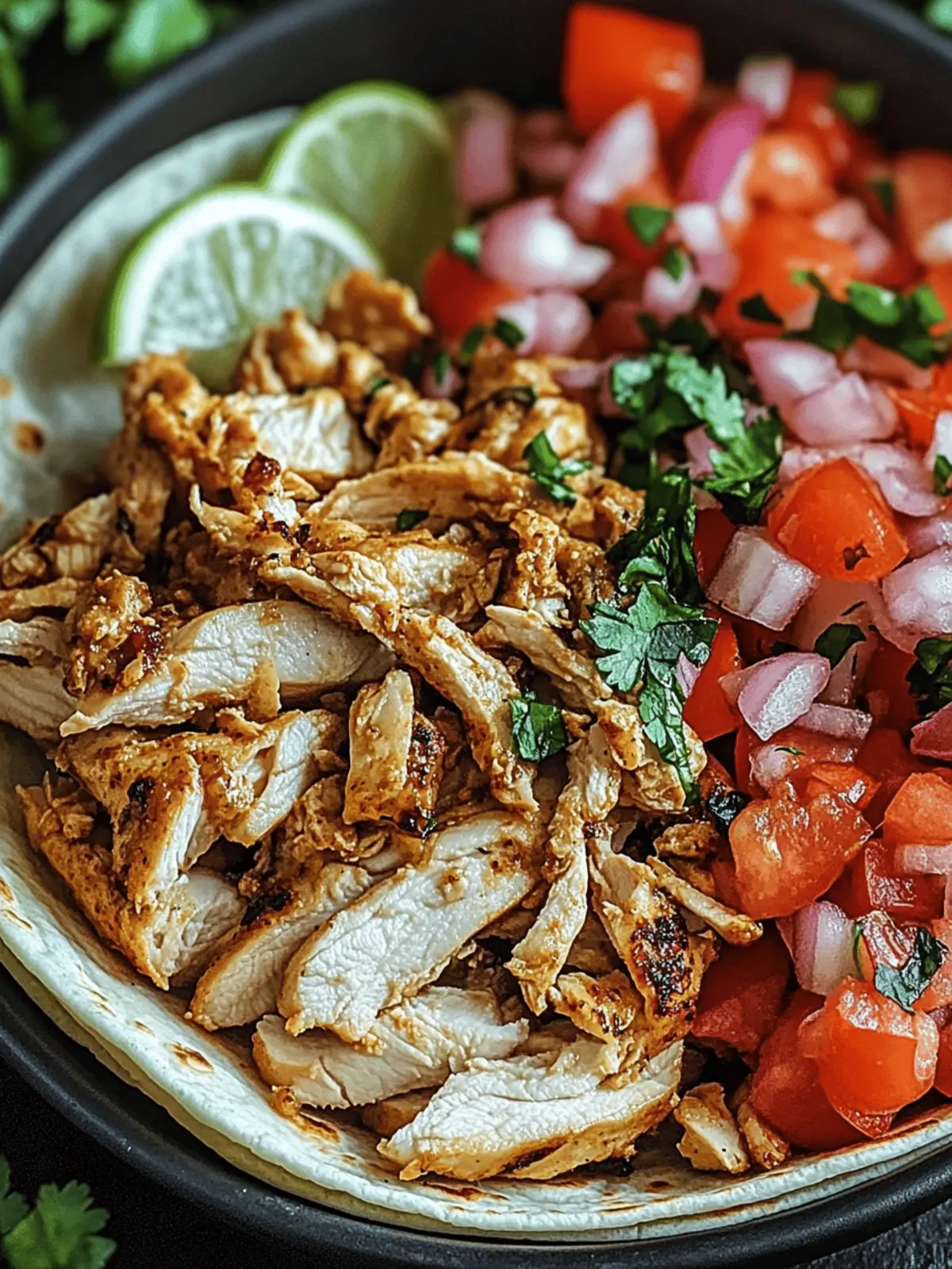 Slow Cooker Chicken Shawarma