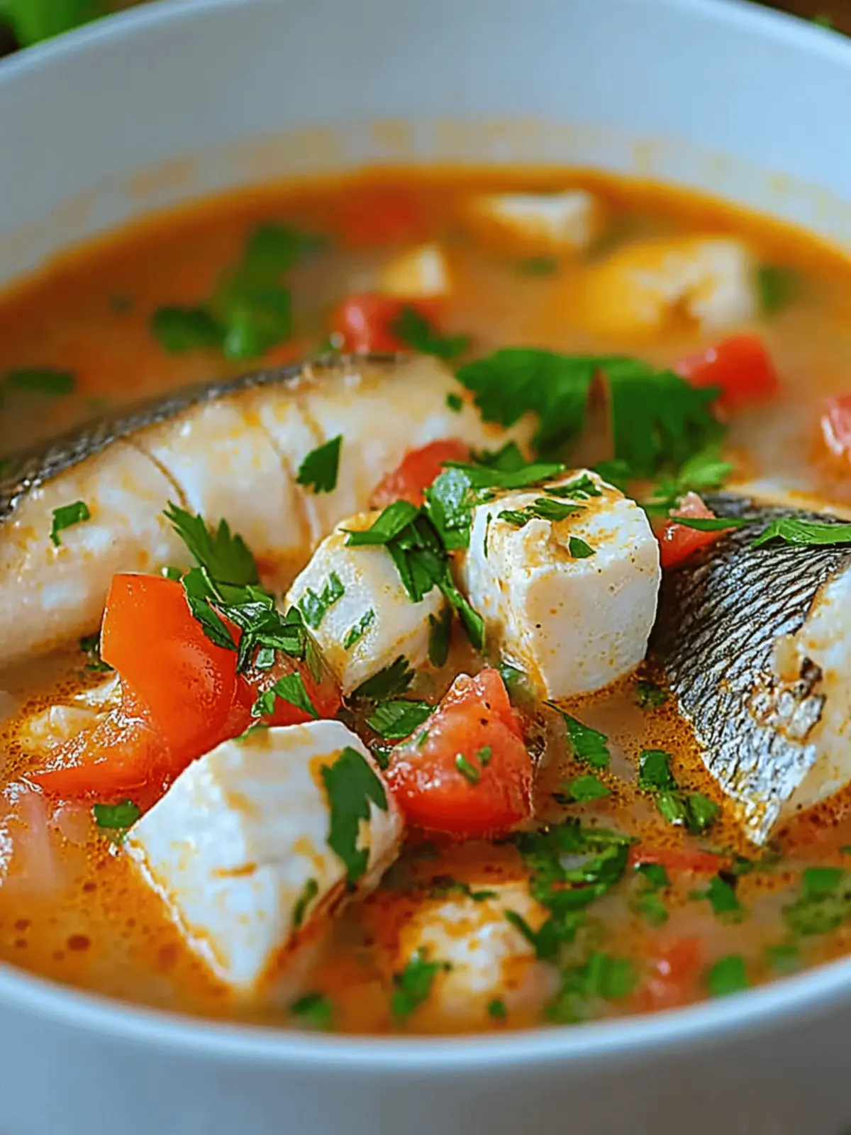 Zesty Cajun Fish Soup