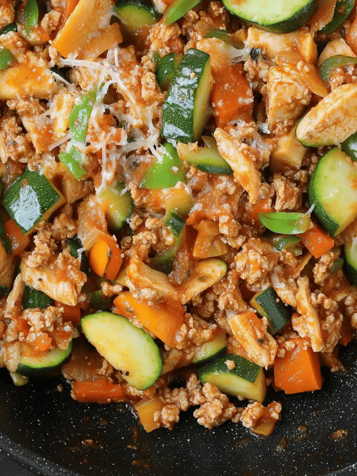 Italian Ground Turkey & Veggie Skillet
