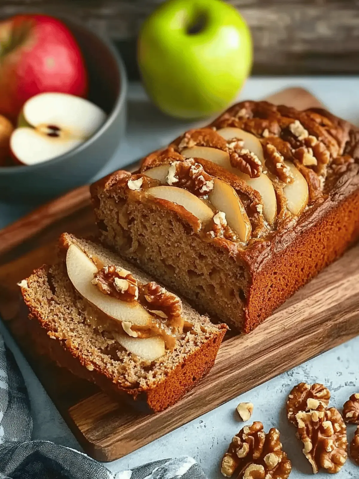 Irresistible Double-Apple Walnut Bread Recipe for Baking Lovers