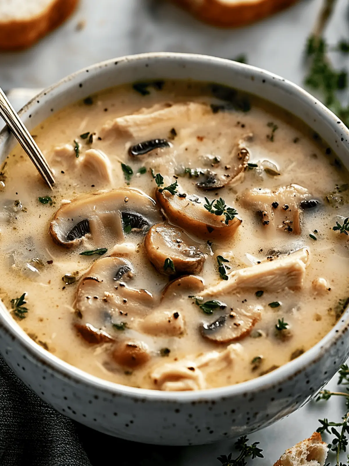 Rotisserie Chicken Mushroom Soup Recipe