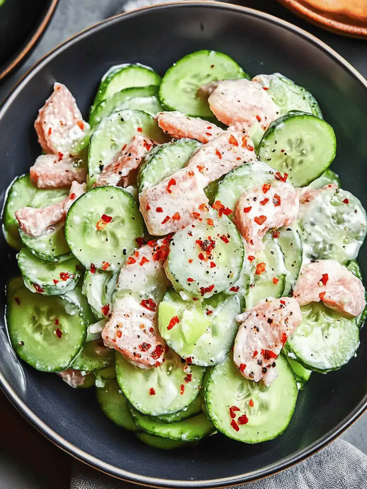 Philly Roll Cucumber Salad