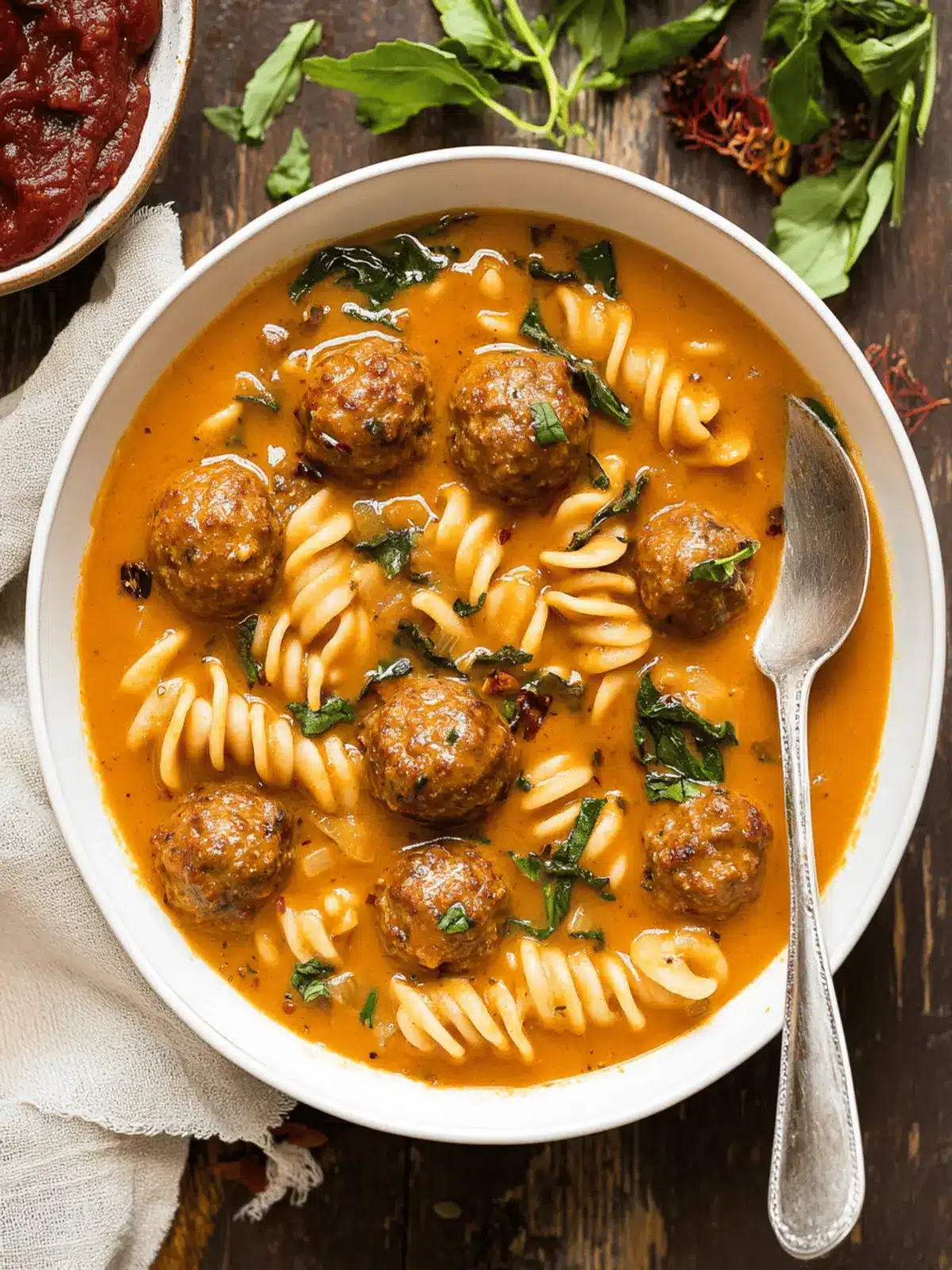 Hearty Tuscan 'Marry Me' Meatball Soup