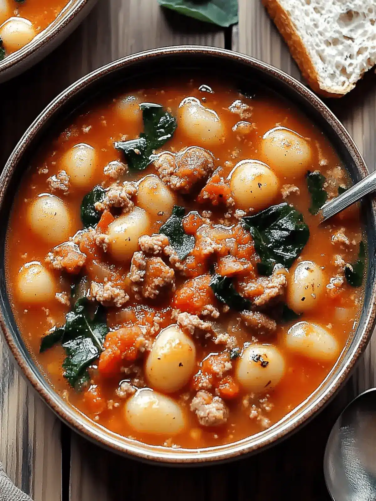 Sausage Gnocchi Soup with ‘Nduja