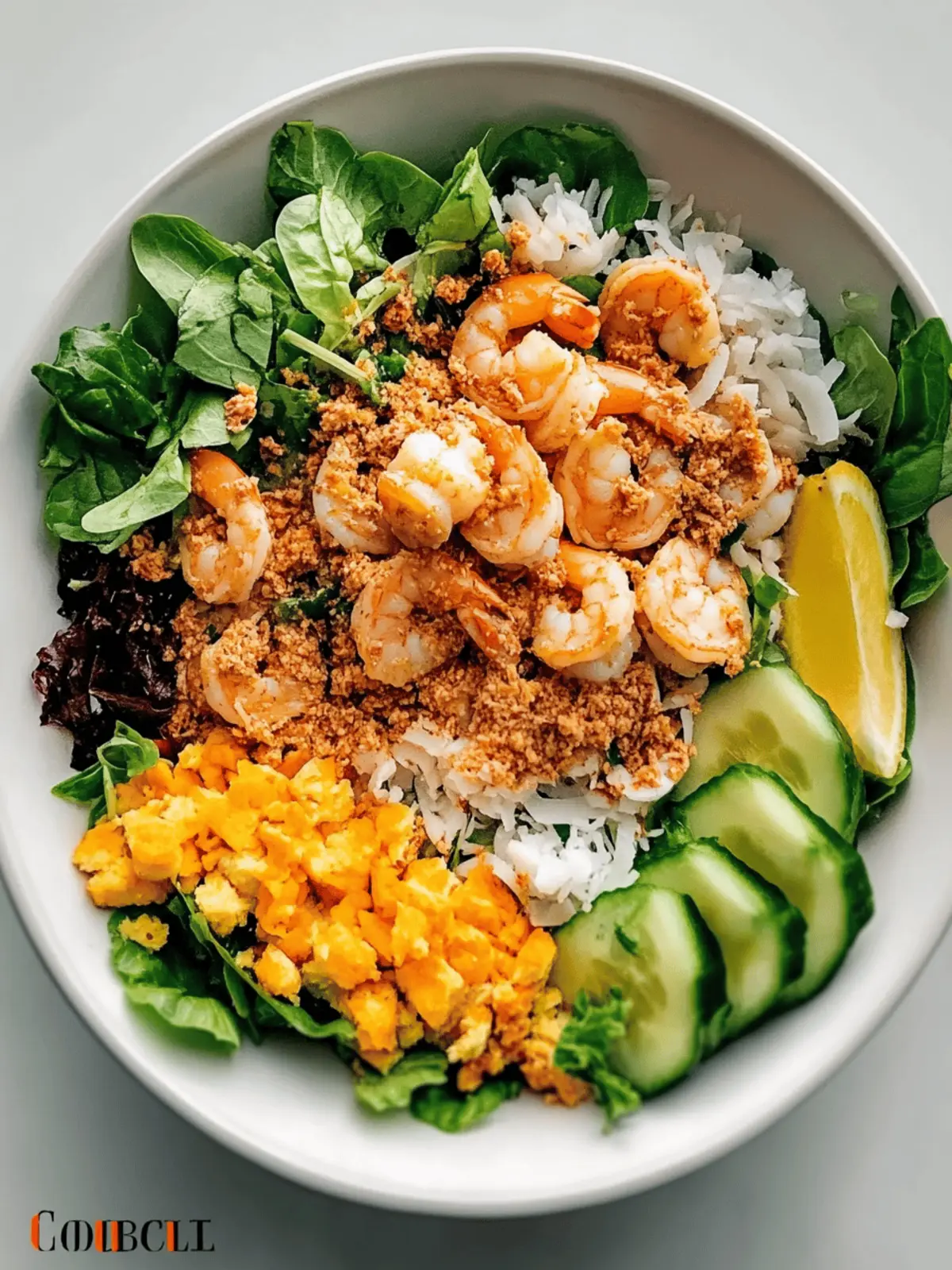 Coconut Shrimp Salad