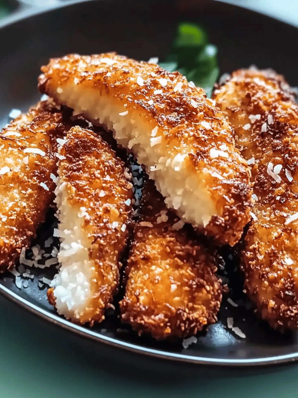 Crispy Coconut Chicken Tenders