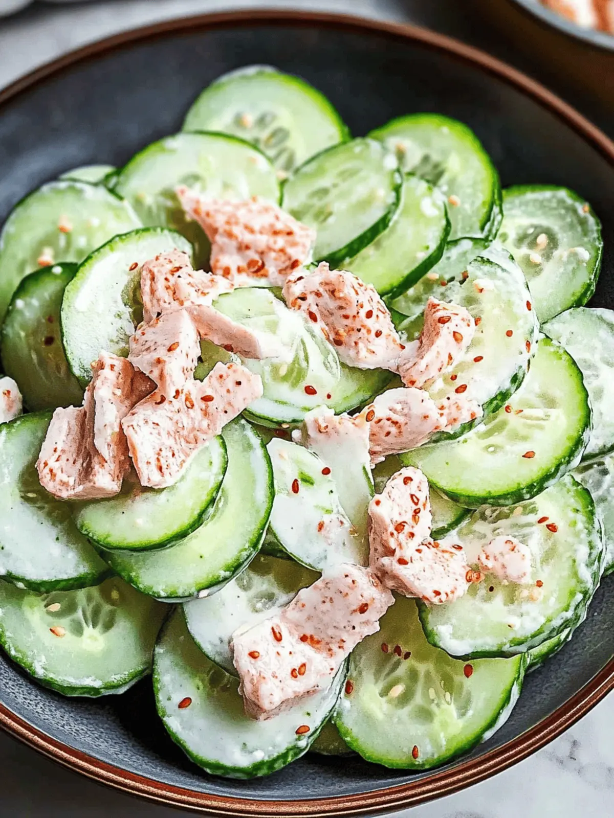 Philly Roll Cucumber Salad