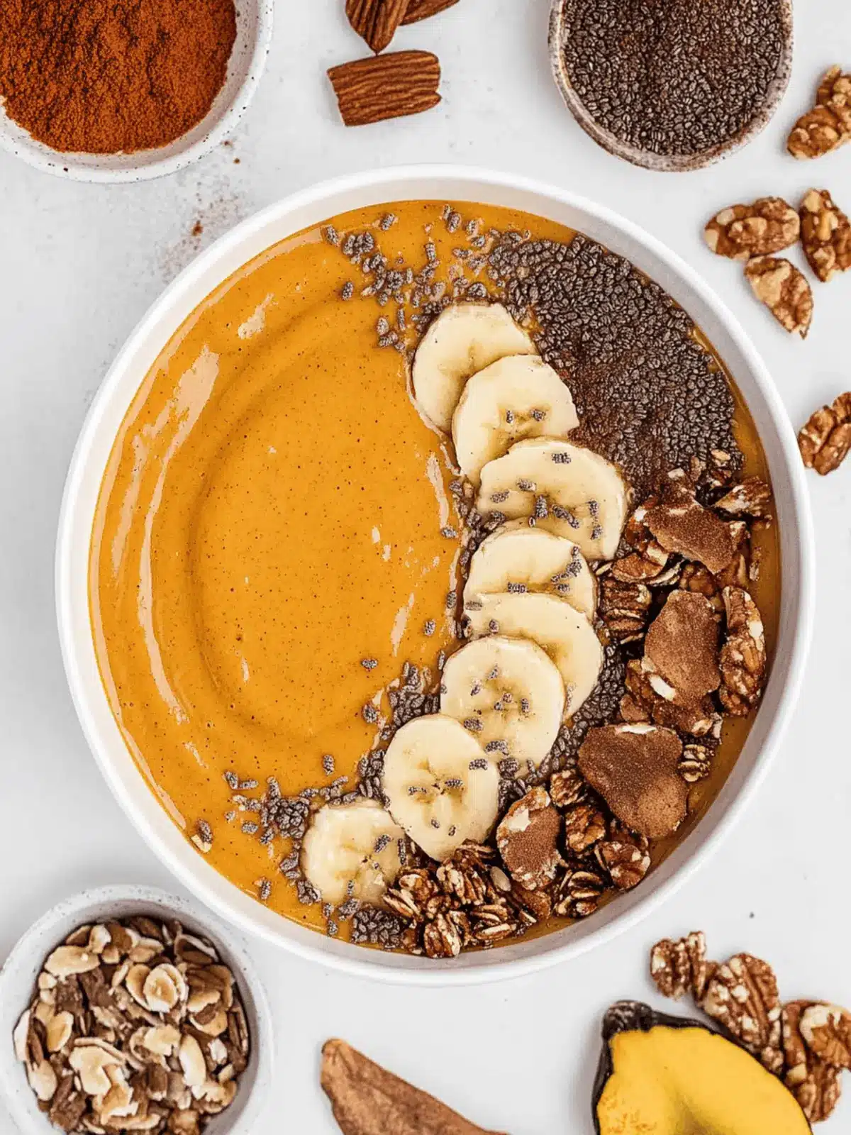 Pumpkin Pie Smoothie Bowl