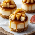 Mini Caramel Apple Cheesecakes