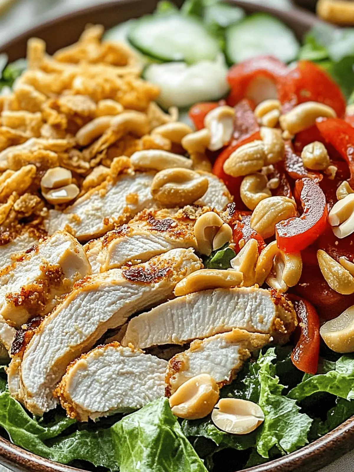 Chicken Cashew Crunch Salad