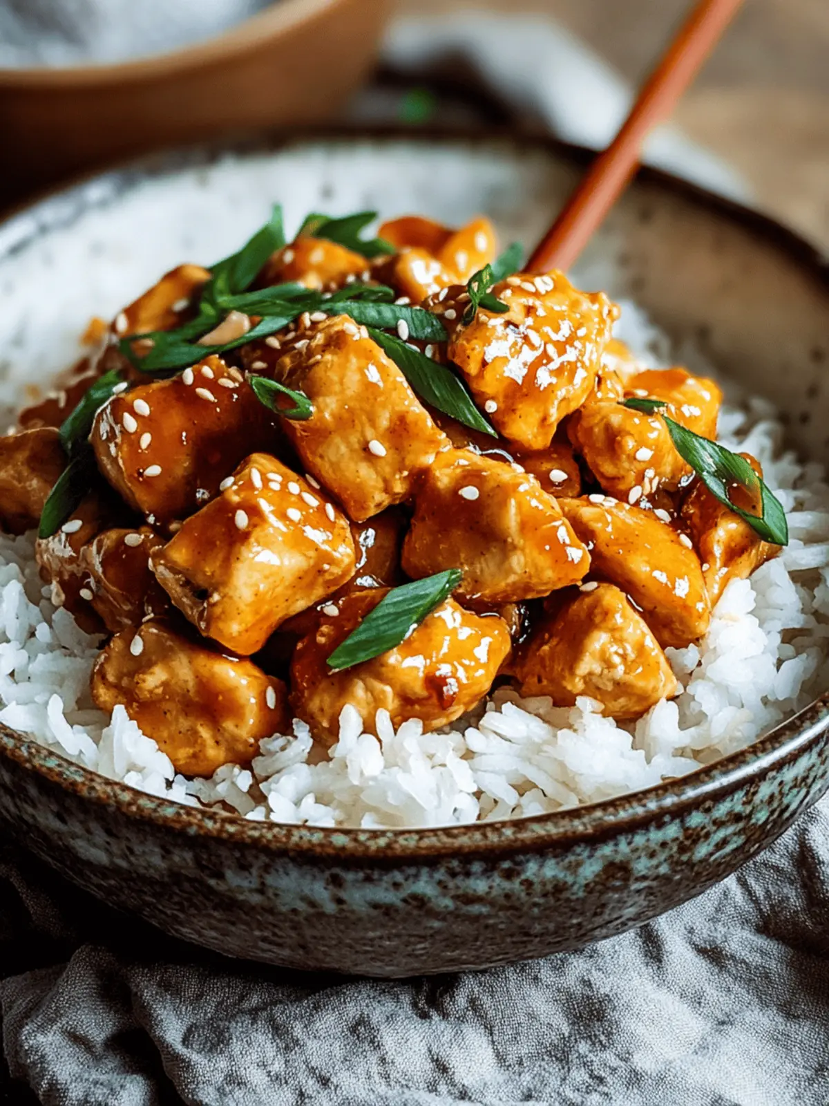 Easy Chinese Peanut Butter Chicken