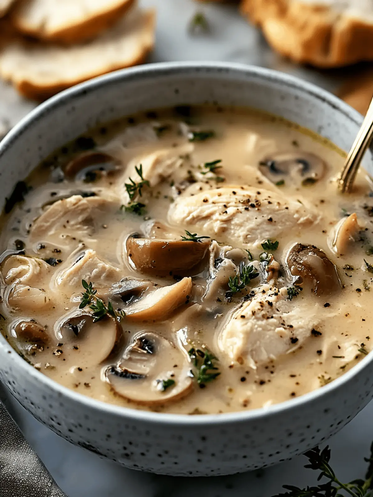 Rotisserie Chicken Mushroom Soup Recipe
