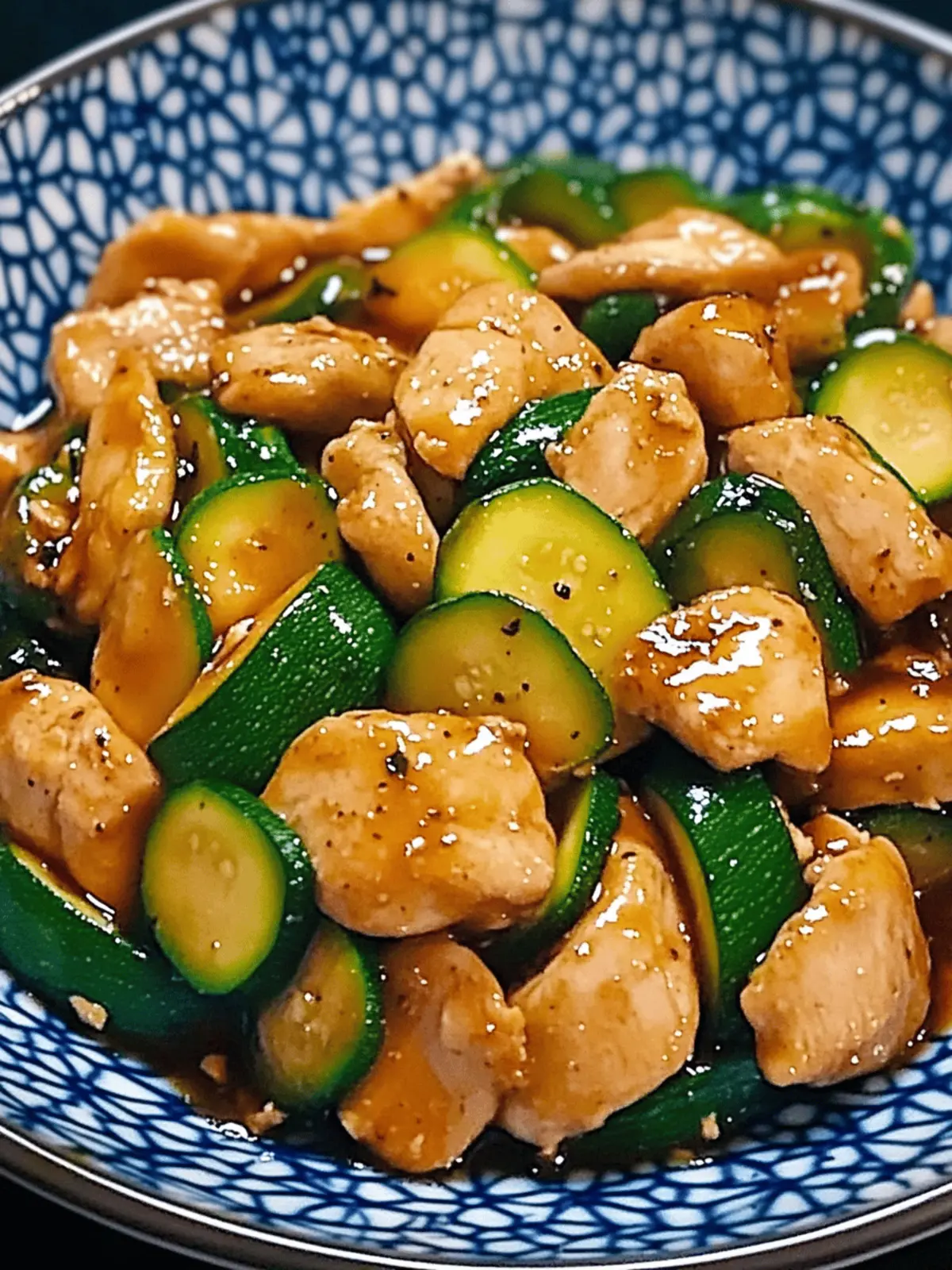Chicken Zucchini Stir Fry