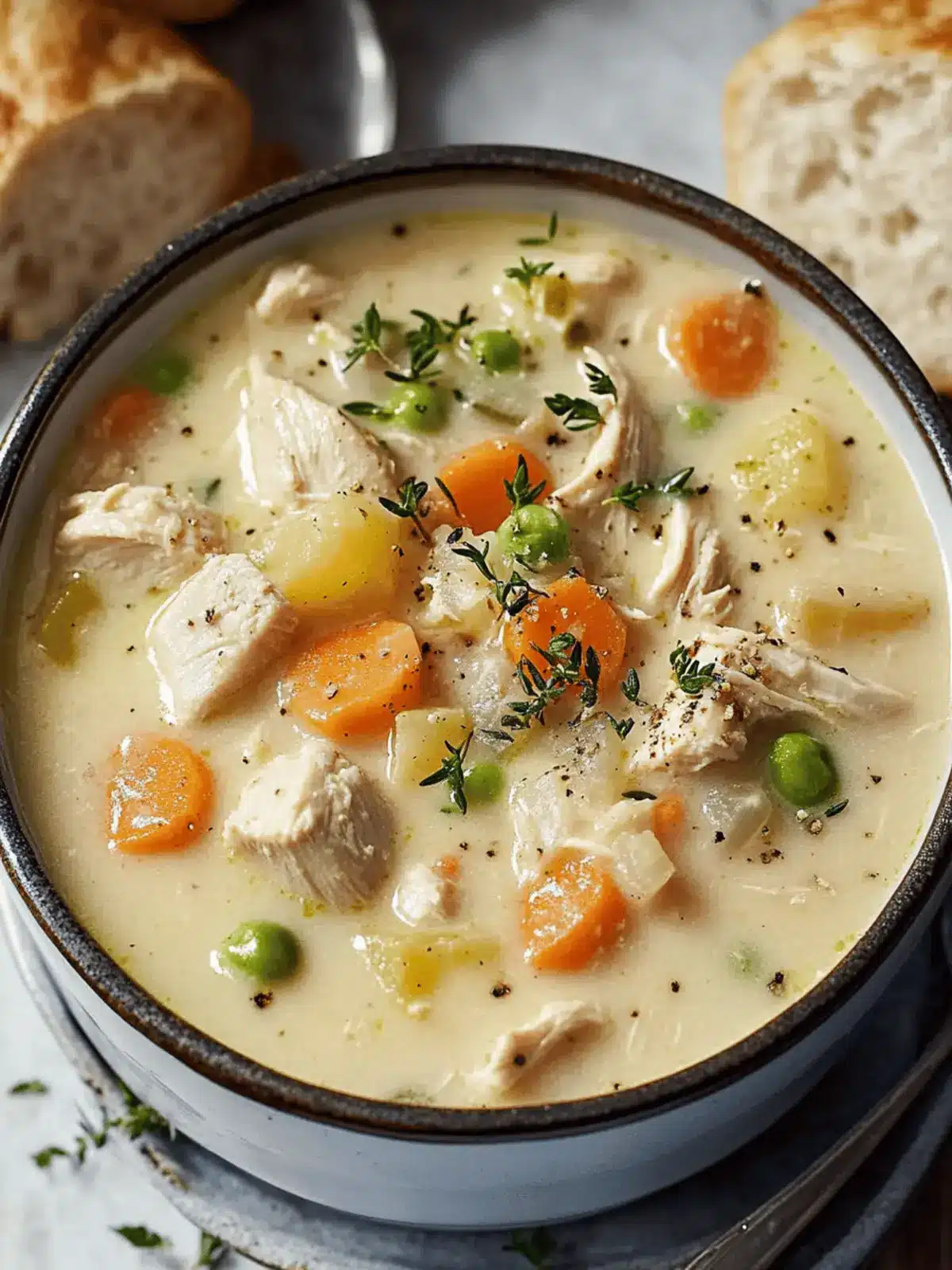 Creamy Chicken Maryland Soup