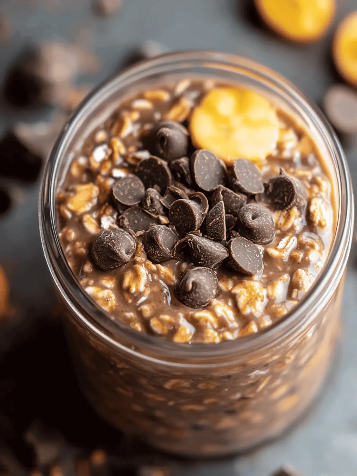 Chocolate Peanut Butter Overnight Oats Recipe