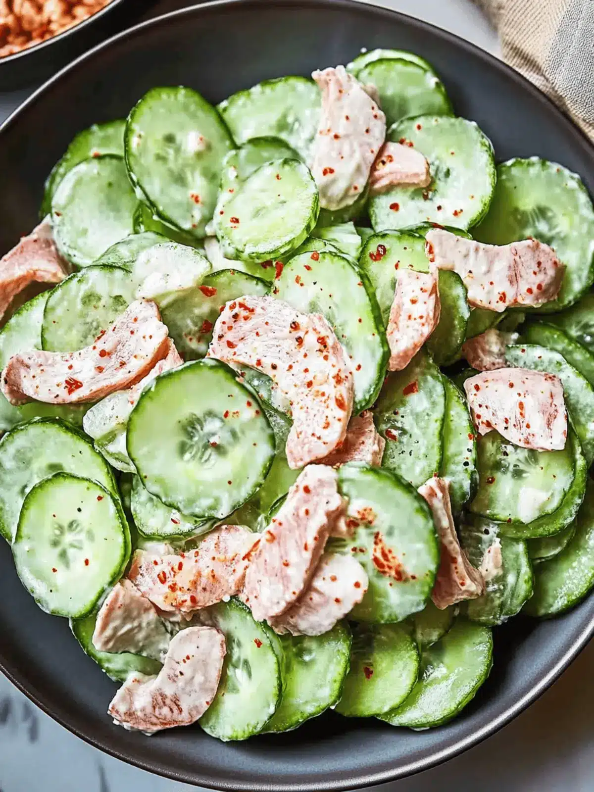Philly Roll Cucumber Salad