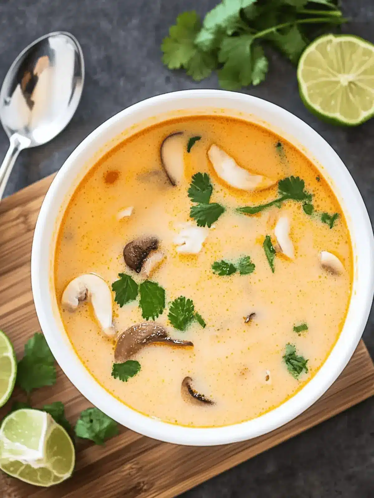 Instant Pot Thai Coconut Soup (Tom Kha Gai)