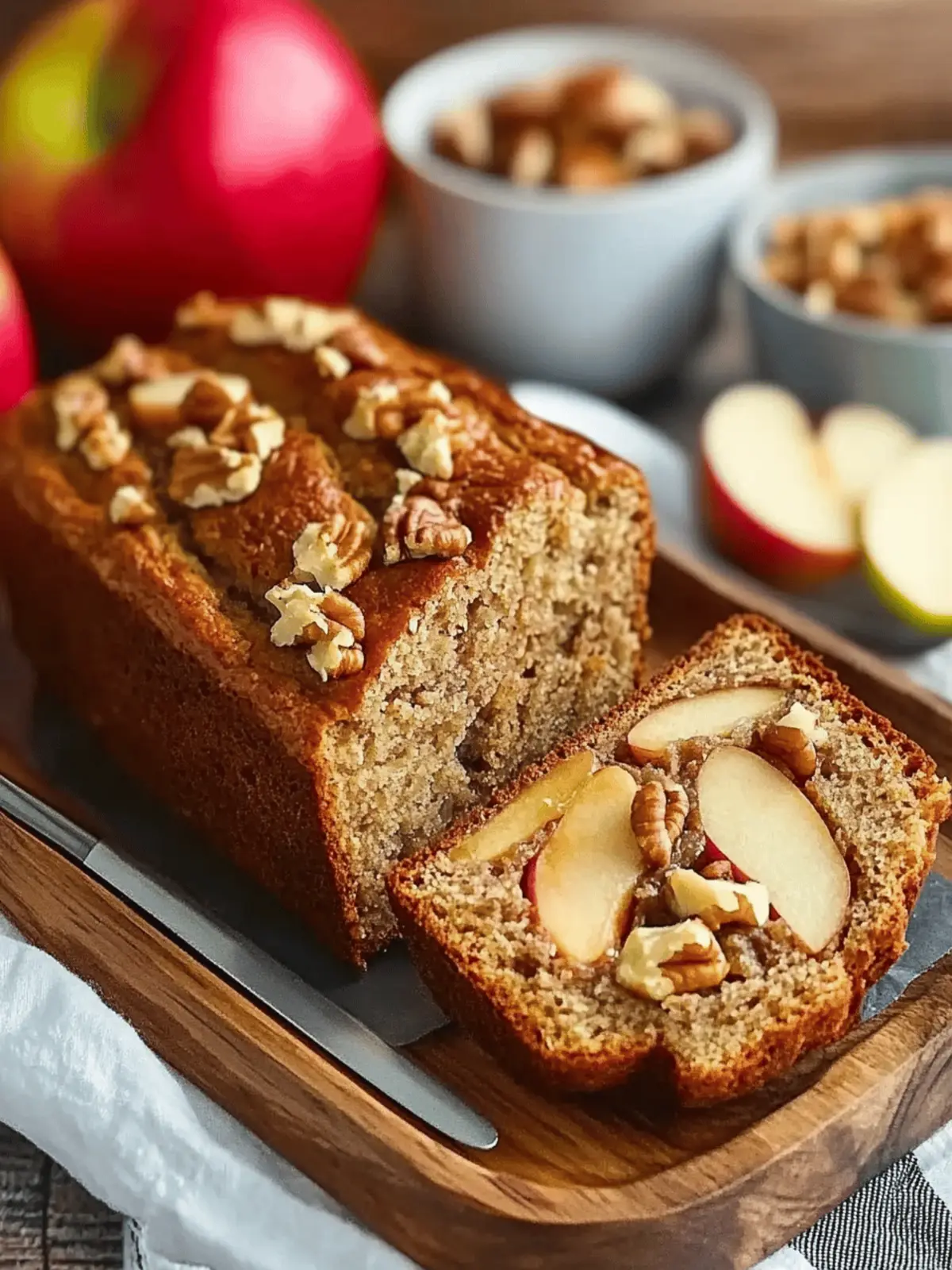 Irresistible Double-Apple Walnut Bread Recipe for Baking Lovers