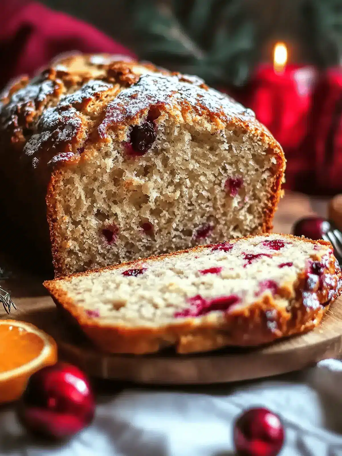Easy Cranberry Orange Bread