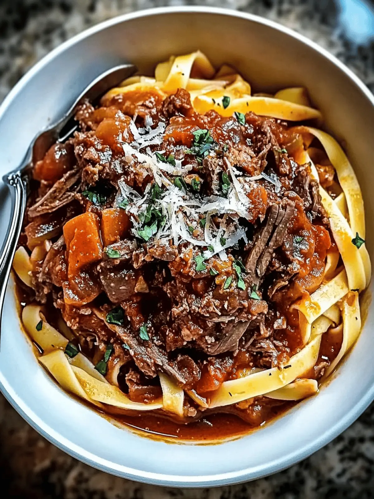 Sunday Slow Cooker Beef Ragu