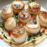 Sea Scallops with Angel Hair Pasta