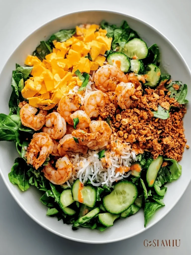 Coconut Shrimp Salad
