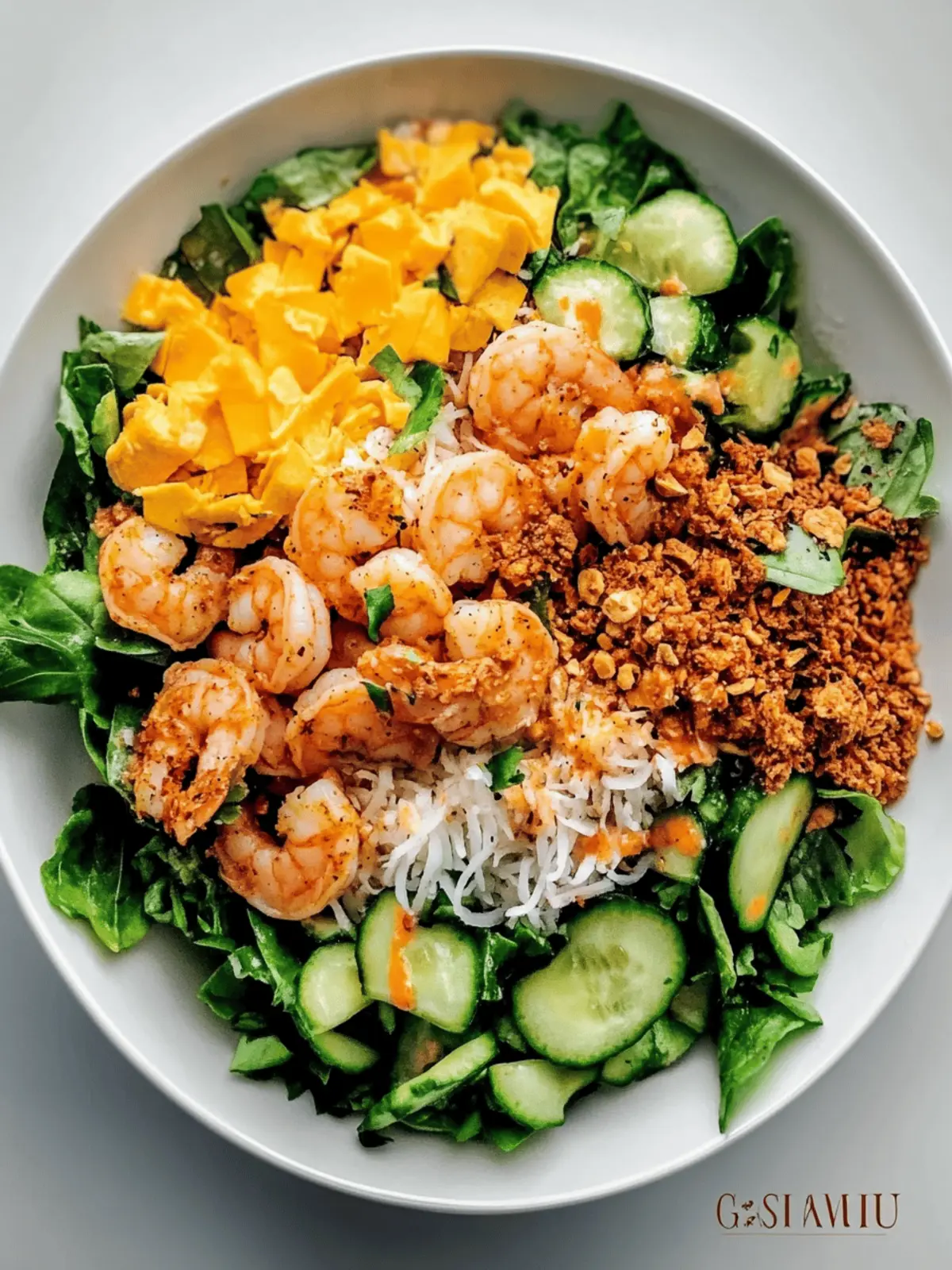 Coconut Shrimp Salad